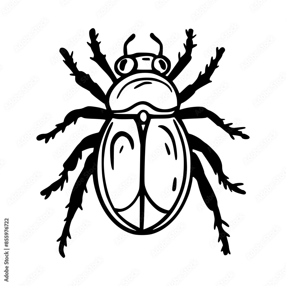 Doodle Bug. Insect. A magical object. Sketch Doodle Bug. Insect. A magical object. Sketch