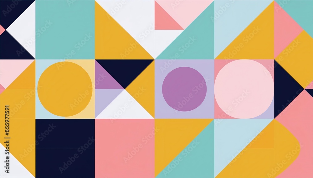 Obraz premium abstract geometry wallpaper 