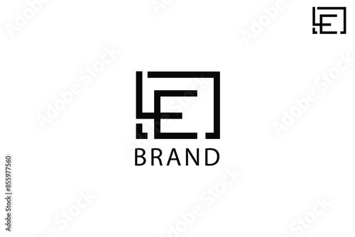 LE logo design concept