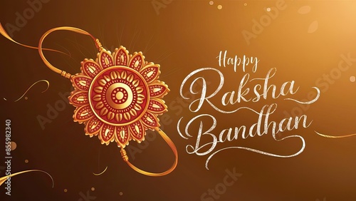 Raksha Bandhan, illustration. Art. raksha bandhan Poster, Happy raksha bandhan, Rakhi celebration in India, Social Media Poster. photo
