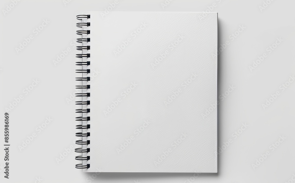 Clipping path isolated with spiral boundbook Clipping path isolated with spiral boundbook