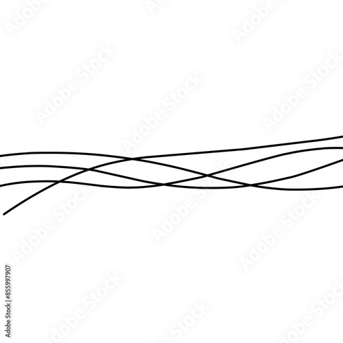 Wallpaper Mural Thin Line Wave Element Torontodigital.ca