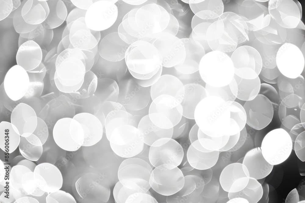 White Lights. Abstract Brightness with Blurred White Light Background