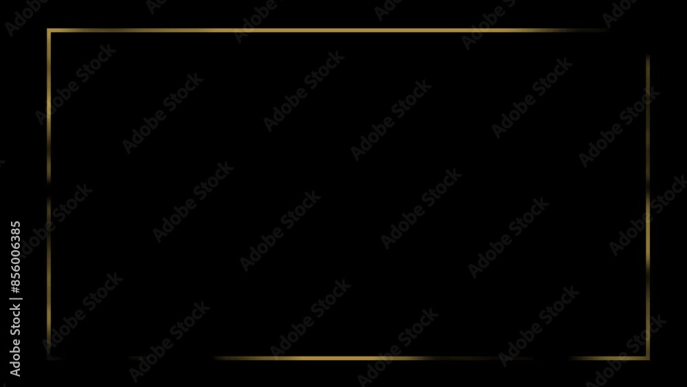 Award money glitter particle frame Luxury gold title border background. Black text banner. Blank vip backdrop bokeh event awards trailer cinematic openers luxury presentation background loop