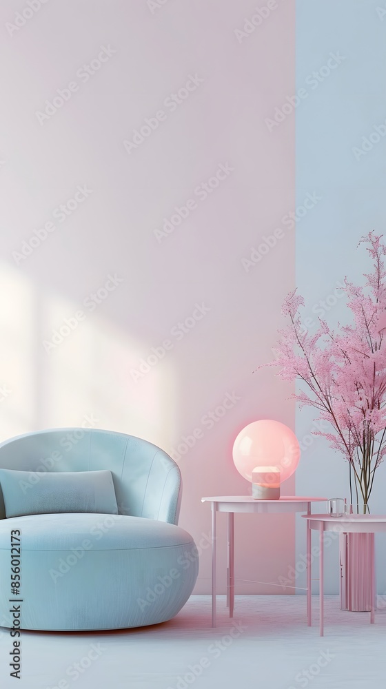 Modern living room interior featuring a sofa Modern living room interior featuring a sofa