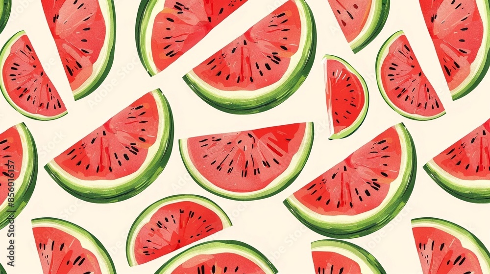 watermelon seamless pattern watermelon seamless pattern