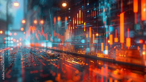  with market analysis apps visible on its screen background