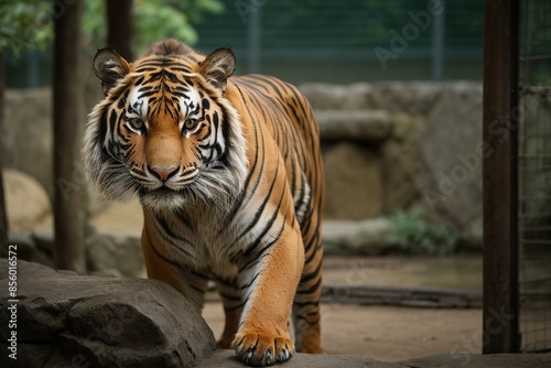Indochinese Tiger in captivation photo