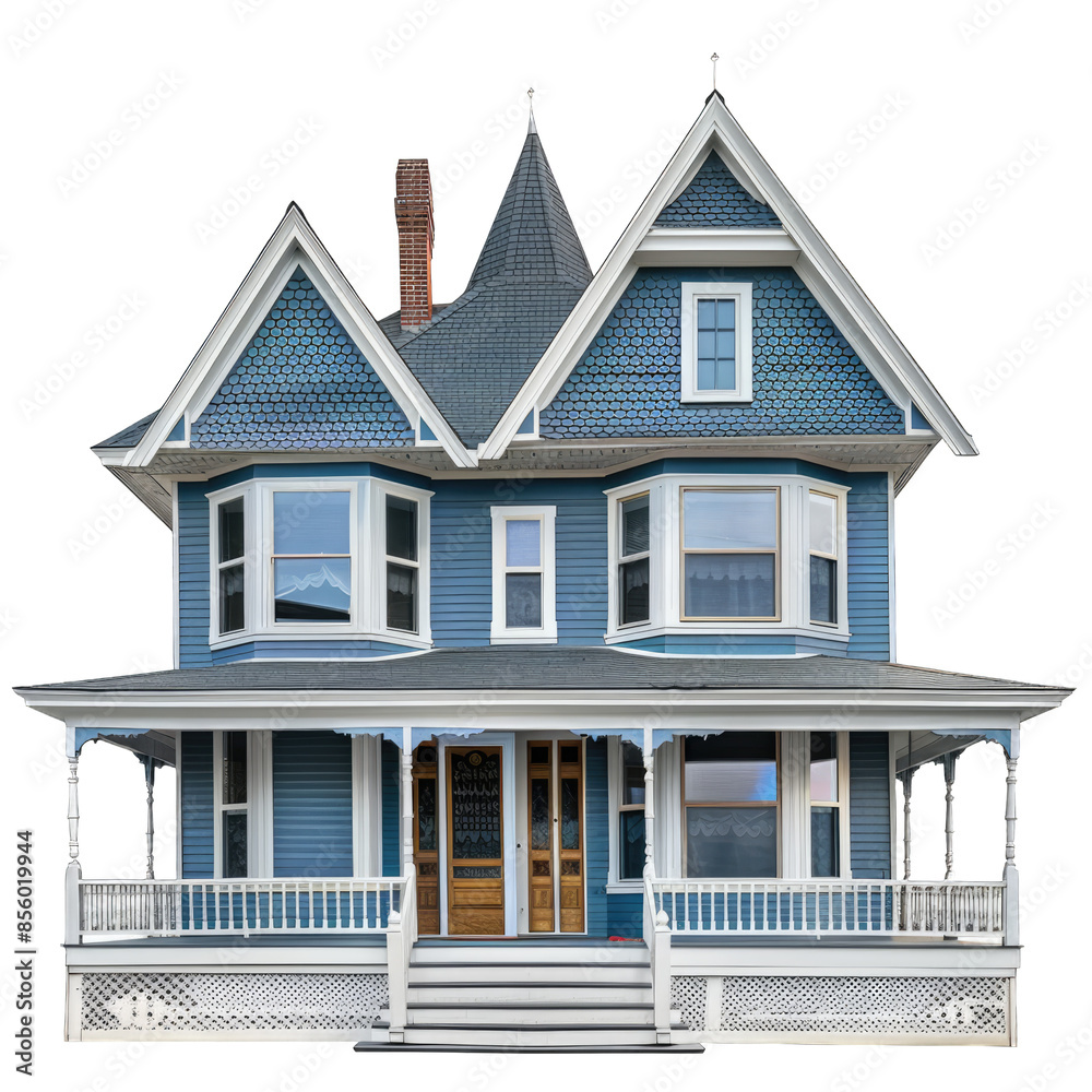 Obraz premium american house front view