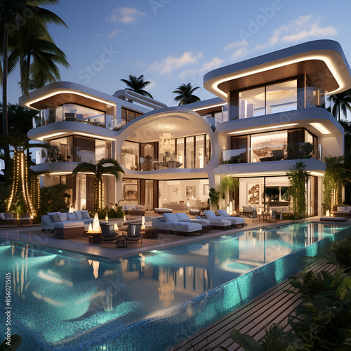 Modern luxury villa