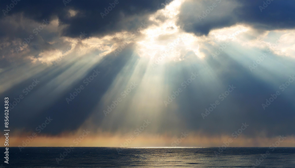 abstract background sunlight breaking through the clouds, summer, image of heaven and God, bright faith abstract background sunlight breaking through the clouds, summer, image of heaven and God, bright faith