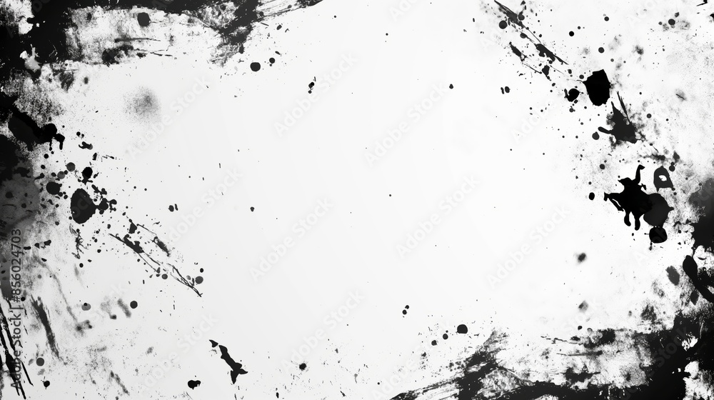 Abstract paint splatter frame background Abstract paint splatter frame background