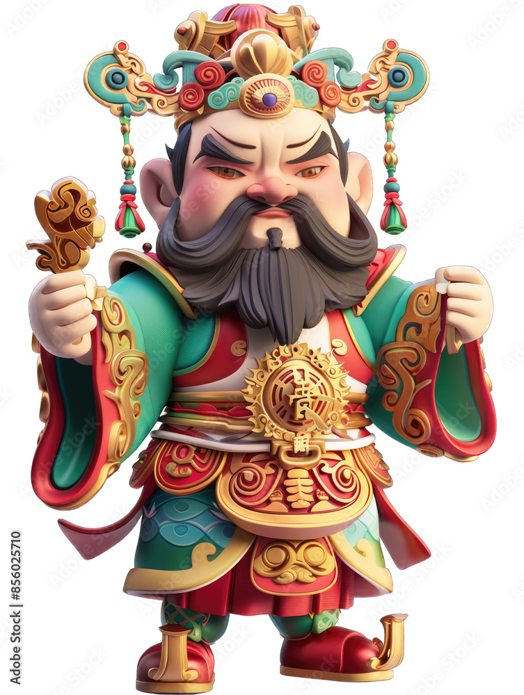 3d Chinese God
