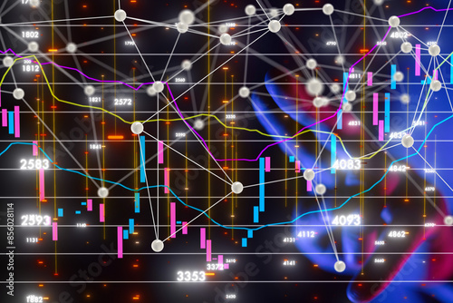 stock market graph business...