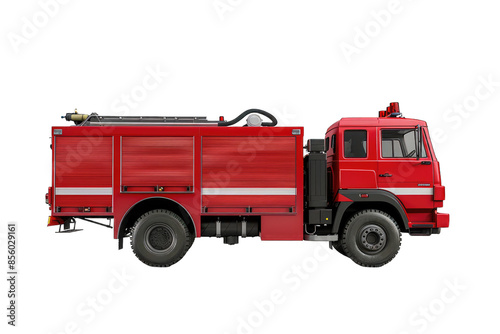 red fire truck