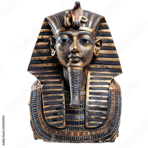 pharaoh isolated on white background photo