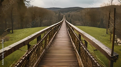 Wallpaper Mural A bridge is a structure made to cross a ravine or obstacle such as a river, railway or highway Torontodigital.ca