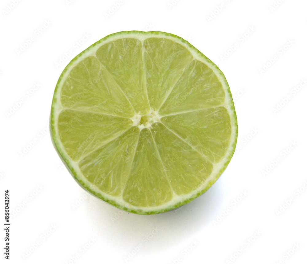 Fresh ripe lime isolated on white background Fresh ripe lime isolated on white background