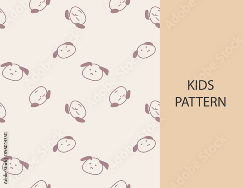 cute children pattern. cute seamless pattern design