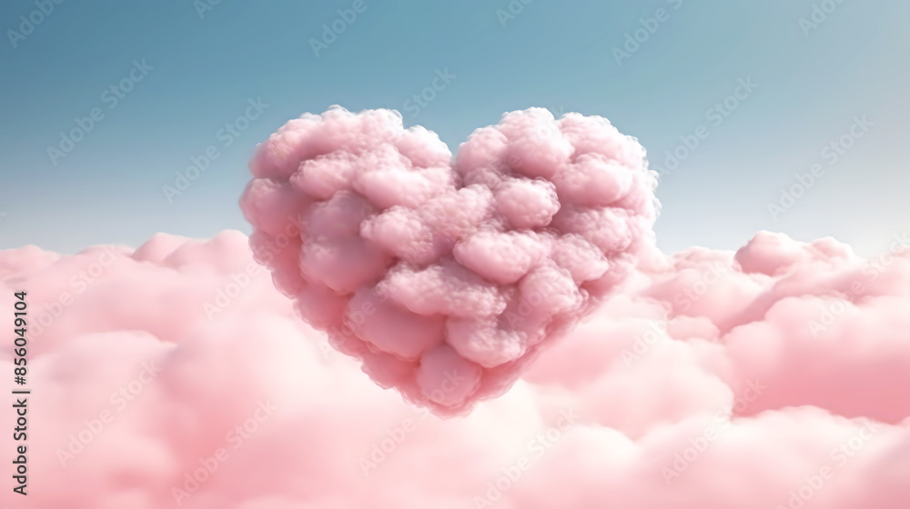 Heart-shaped Cloud in Pink Sky. Surreal and romantic scene perfect for designs related to love, dreams, and happiness. Ideal for Valentine's Day promotions, wedding invitations, and inspirational Heart-shaped Cloud in Pink Sky. Surreal and romantic scene perfect for designs related to love, dreams, and happiness. Ideal for Valentine's Day promotions, wedding invitations, and inspirational