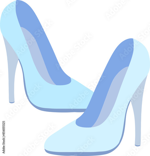 red high heels illustration