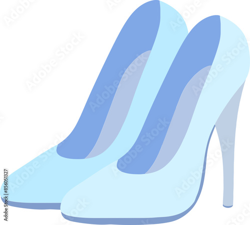 red high heels illustration