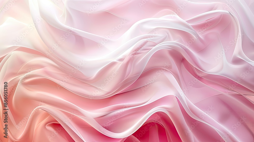 Obraz premium Subtle pink gradient with a luxurious, elegant texture and soft glow