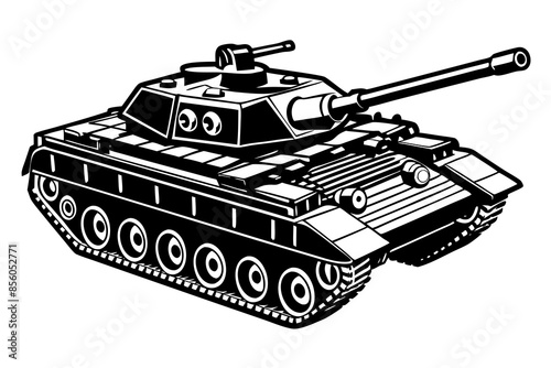 military tank vector illustration