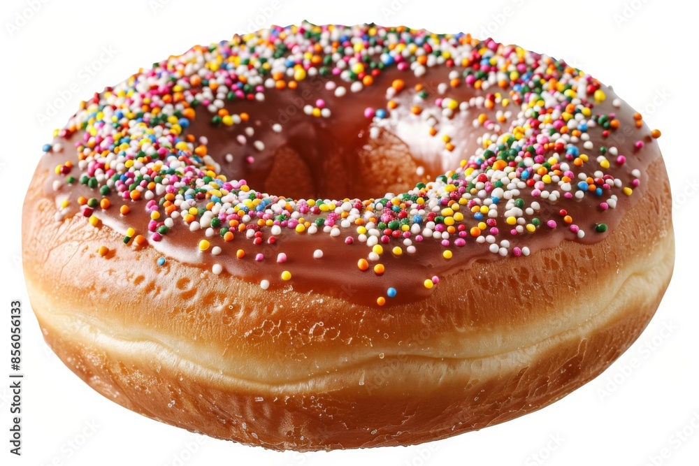 Glazed Donut with Sprinkles Glazed Donut with Sprinkles