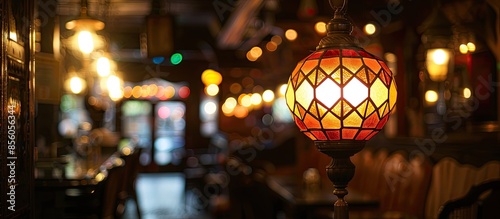 lamp decoration in a cafG(c...