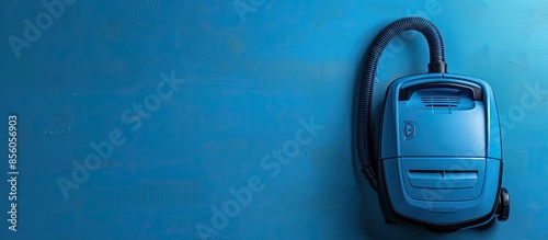 Blue Vacuum Cleaner. with c...