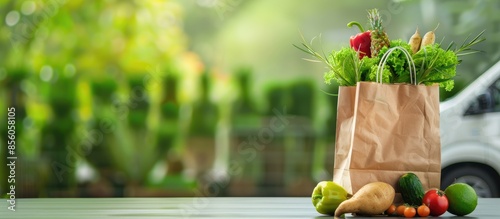 Delivery of the grocery sho...