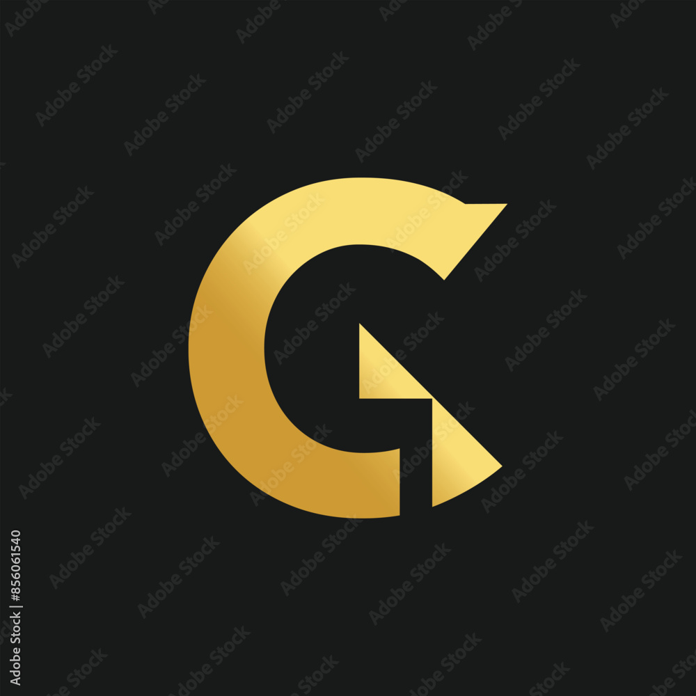 Letter G logo design vector with creative concept and golden gradient Letter G logo design vector with creative concept and golden gradient