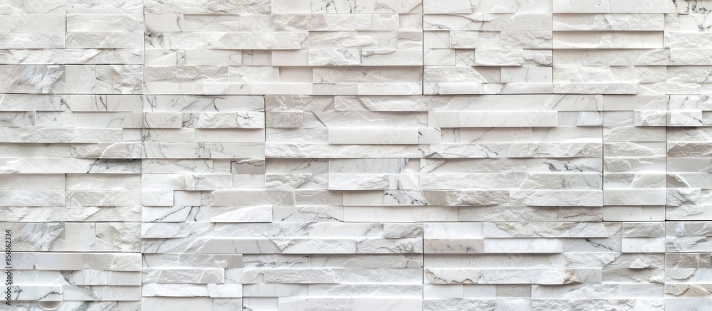 White marble bricks wall for background, marble tile wall pattern , for Interiors design. with copy space image. Place for adding text or design White marble bricks wall for background, marble tile wall pattern , for Interiors design. with copy space image. Place for adding text or design