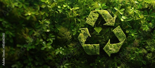 Green Eco Friendly Label. C...