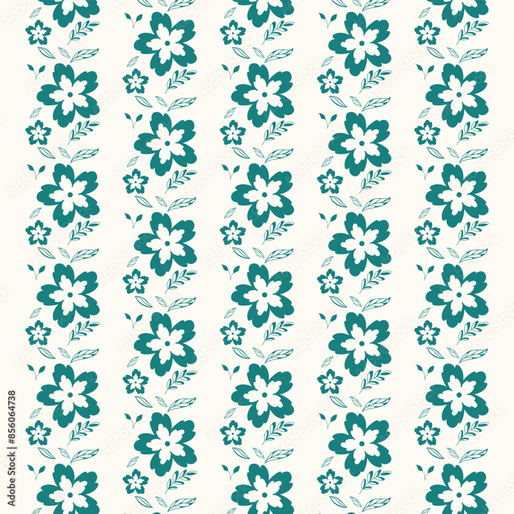 Seamless floral pattern repeating background elements trendy vector illustration Seamless floral pattern repeating background elements trendy vector illustration