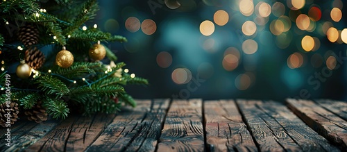 Christmas tree with top woo...