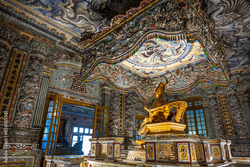 Khai Dinh Tomb, Hue, Vietnam photo