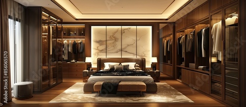 Modern bedroom luxury desig...