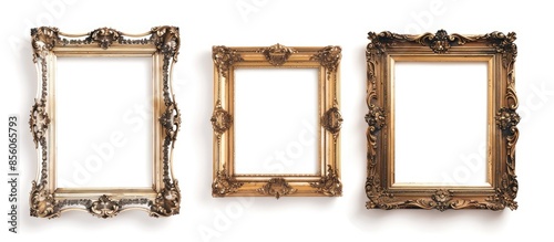 Three Ornate Picture Frames...
