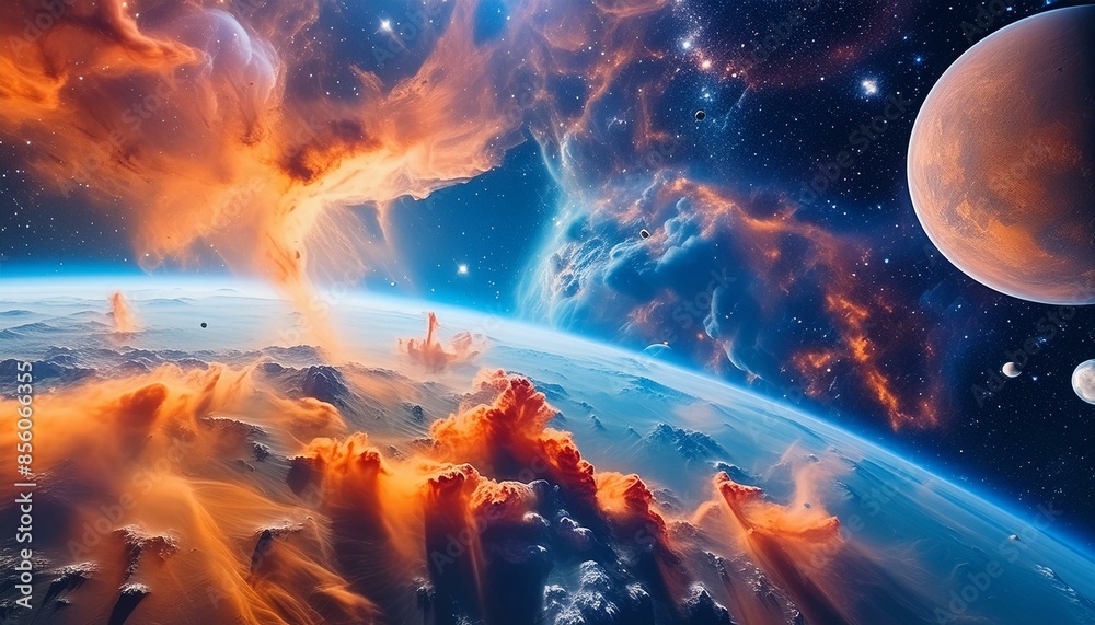 Fototapeta premium planet in space