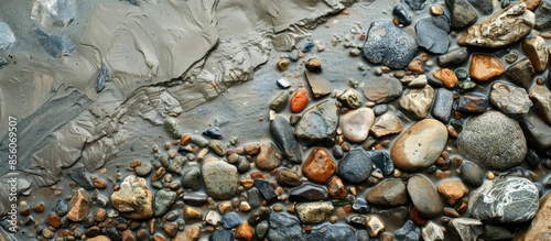 Textures wash gravel (Abstr...