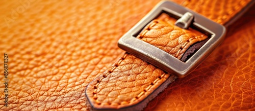 Closeup of Leather Buckle p...