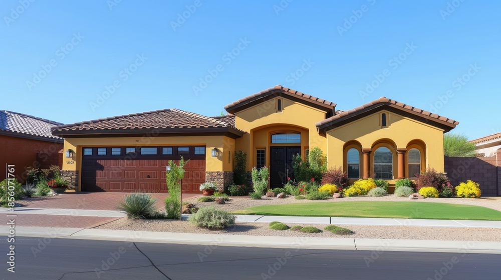Exotic Phoenix homes showcasing Southwestern designs and lush desert landscaping in the heart of Phoenix, Arizona. Exotic Phoenix homes showcasing Southwestern designs and lush desert landscaping in the heart of Phoenix, Arizona.