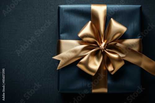 Gift Box with Luxurious Golden Bow