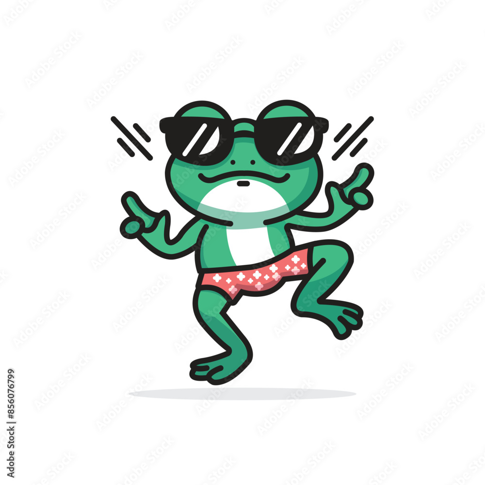Cute forest animals frog for kids colouring book pages isolated on white background Cute forest animals frog for kids colouring book pages isolated on white background