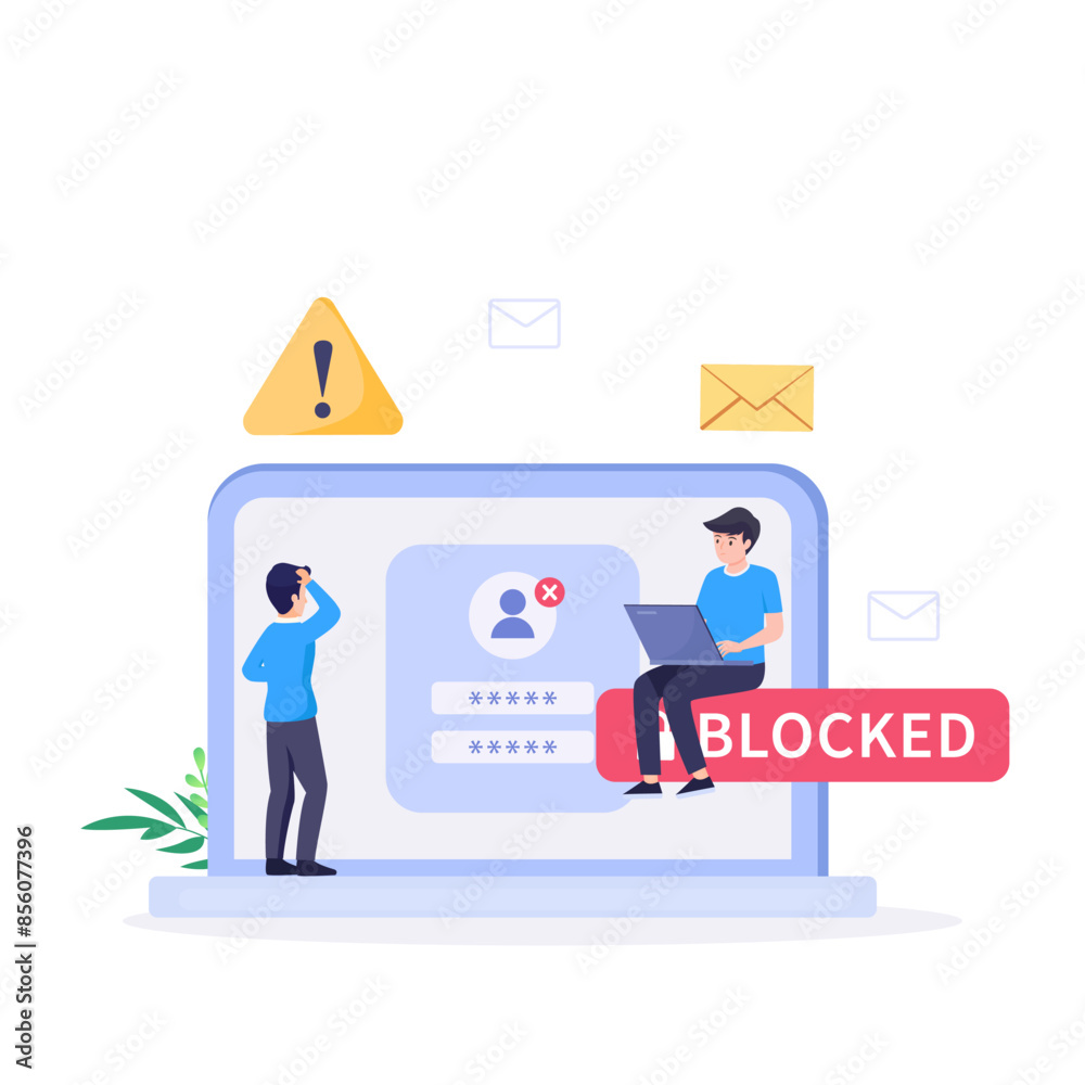 Internet blocking symbolic composition with user stopping email harassment with big lock Internet blocking symbolic composition with user stopping email harassment with big lock