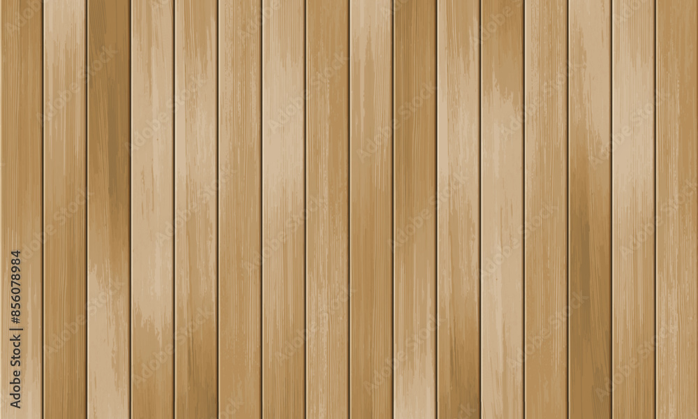 Vector wooden panel horizontal background. Realistic brown wood grain texture, natural textured wall, top view of empty wooden floor. Beige parquet, textured surface with wood planks. Vector wooden panel horizontal background. Realistic brown wood grain texture, natural textured wall, top view of empty wooden floor. Beige parquet, textured surface with wood planks.