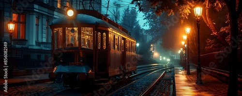 Vintage Train Illuminated b...