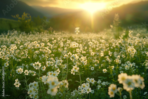 field of flowers 